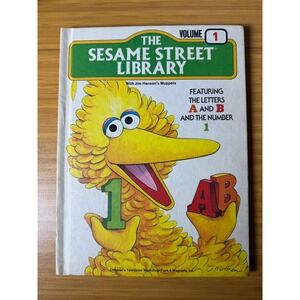The Sesame Street Library Volume 1 Featuring Letters A B and Number 1 Childrens